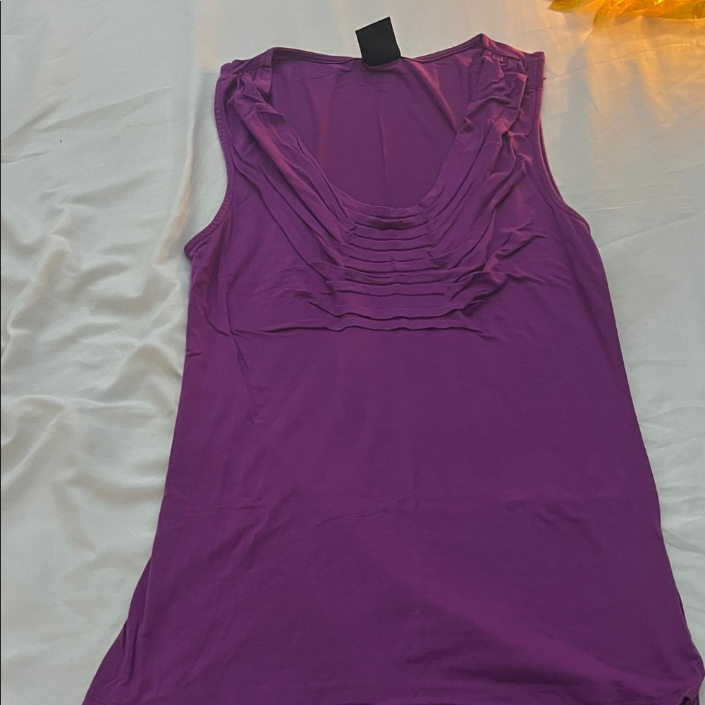 Purple Sleeveless Top